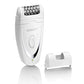 Conair® Satiny Smooth® Total Body Duo Epilator, Cordless Rechargeable features 40 tweezers to quickly remove even the finest hair at the root for smooth skin- E20 Pie's Variety Store