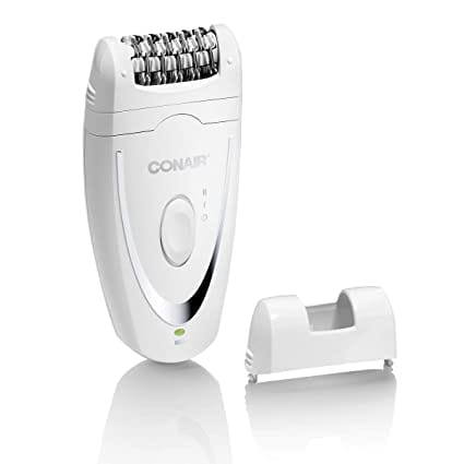 Conair® Satiny Smooth® Total Body Duo Epilator, Cordless Rechargeable features 40 tweezers to quickly remove even the finest hair at the root for smooth skin- E20 Pie's Variety Store