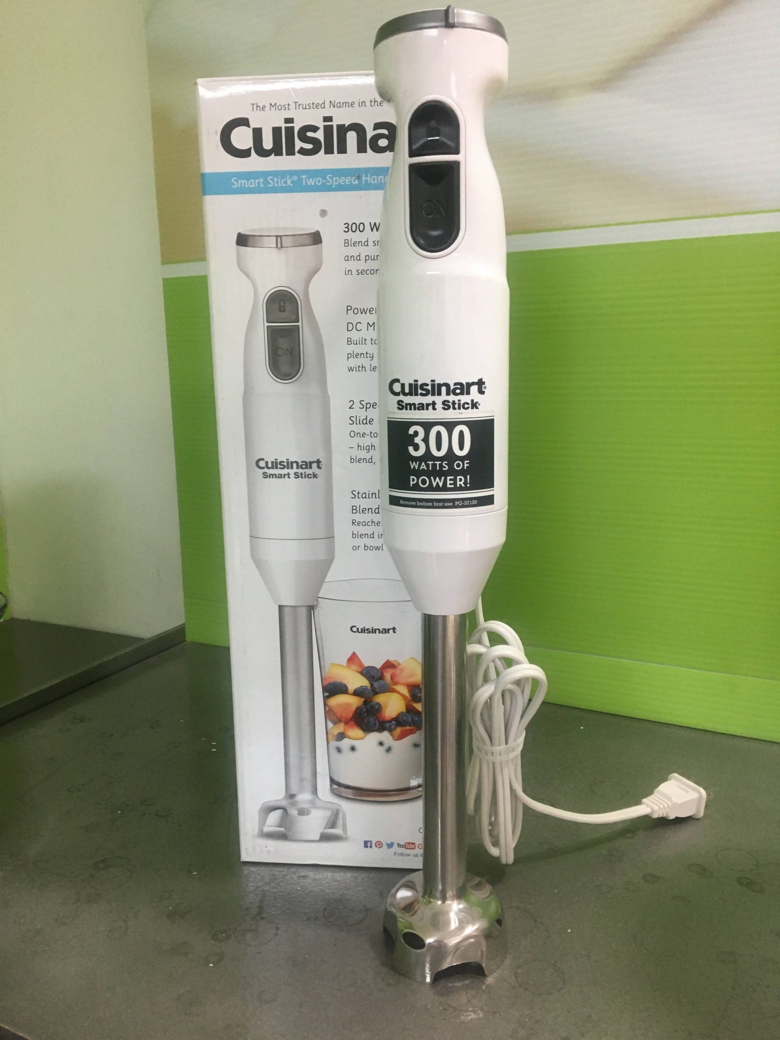 Cuisinart Smart Stick Hand Blender, 2018, (White) - CU-CSB-175