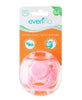 Evenflo Pacifier 6m+ With Case: Ventilated polypropylene flap that allows the baby's skin to breathe - 8450