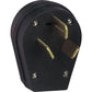 Eaton Universal Angle Plug S80-SP (30A, 50A) (125/250V) (3-Pole, 3-Wire). Ideal for range and dryer replacement applications - S80 MEGA