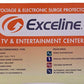 Exceline 3 Outlet Voltage & Electronic TV Surge Protector TV & Entertainment Center Ideal for Audio, LED LCD Tv's Video Game Consoles DVD and Blue -Ray- GSM-TV120E Mega