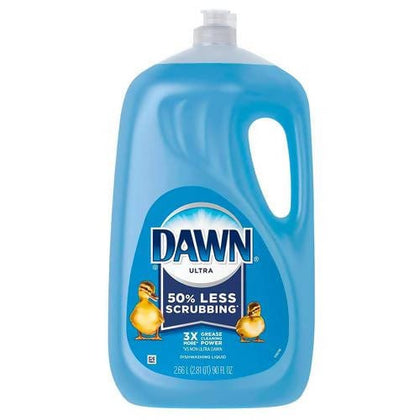 Dawn Ultra Dishwashing Liquid 90 oz / 2.6 L Dawn 3084 / Dawn Ultra Concentrated Dish Detergent - Original Aroma - 90 oz Bottle - 3084