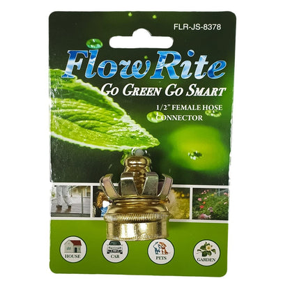 FLOW RITE 1/2" FEMALE HOSE END METAL -  FG-JS-8378 Pie's Variety Store
