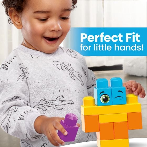 FISHER-PRICE Bigger Building Bag 150 piecces: These blocks help to develop imagination and fine motor skills - HHM96 ebuystt