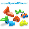 FISHER-PRICE Bigger Building Bag 150 piecces: These blocks help to develop imagination and fine motor skills - HHM96