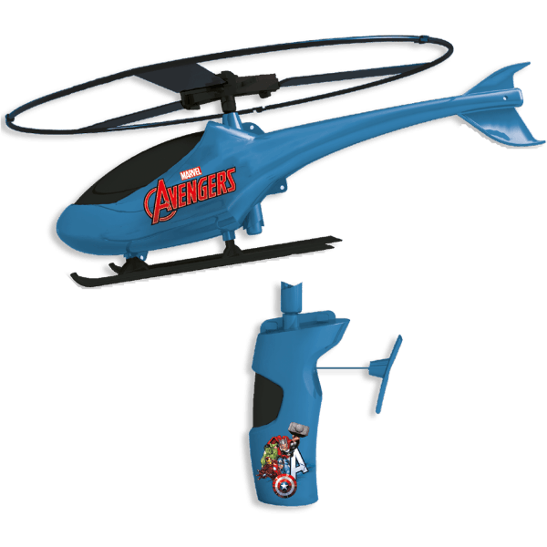 FOSTER  Avengers Rescue Helicopter: Easy to use and tons of fun, just pull the rip cord on the helicopter launcher and your rescue helicopter will go spinning off into the sky - 390034 ebuystt