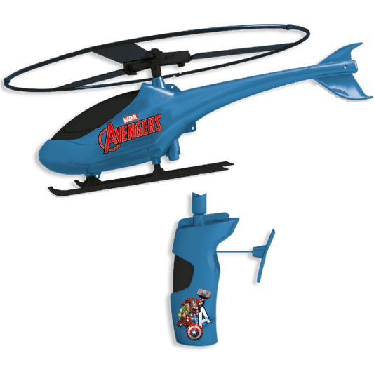 FOSTER  Avengers Rescue Helicopter: Easy to use and tons of fun, just pull the rip cord on the helicopter launcher and your rescue helicopter will go spinning off into the sky - 390034 ebuystt