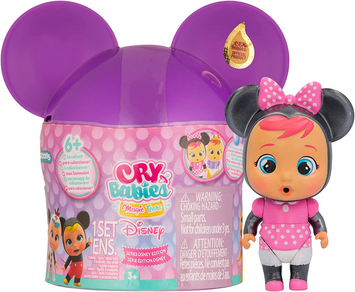 FOSTER Disney Cry Babies Series Edition:  Cry Babies Magic Tears: Daisy, Mickey Mouse, Olaf, Bambi, Winnie the Pooh, Dumbo and Minnie Mouse - 82663 ebuystt