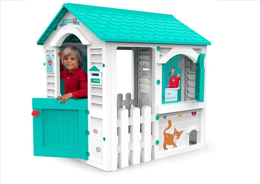 GTBW Veterinary Center Playhouse: Allows kids to establish their own roles emulating their environment and reproduce and understand different roles - 89619 ebuystt