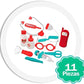 GTBW Veterinary Center Playhouse: Allows kids to establish their own roles emulating their environment and reproduce and understand different roles - 89619 ebuystt