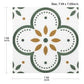 Matte Surface Floor Tile  - 12" x 12" DIY for Bathrooms, Kitchens, Oil-Proof, Waterproof- Price Per Unit FT-1002 ebuystt