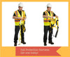 WORKSITE Safety harness, to stop a worker from free falling from an aerial lift or scissor lift and distributes the forces of the fall equally throughout the body - WT9297