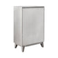 Leighton 5-Drawer Chest Metallic Mercury Collection: This Chest Adds A Touch Of Shimmer To Any Bedroom, Five Large Drawers Offer Plenty Of Convenient Space For Storage. Leighton SKU: 204925 coastmega