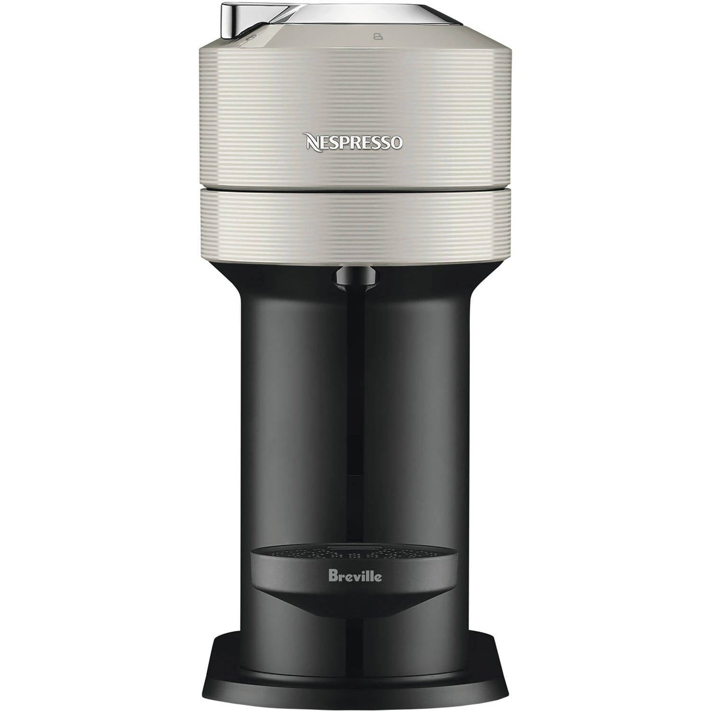 Nespresso by Breville Vertuo Next Coffee & Espresso Machine (Light Grey) is a single-serve machine with Centrifusion technology to gently brew both coffee and espresso. Its slim fit makes the perfect addition to any kitchen or countertop - NESC-407-1063 Elegant AccScents
