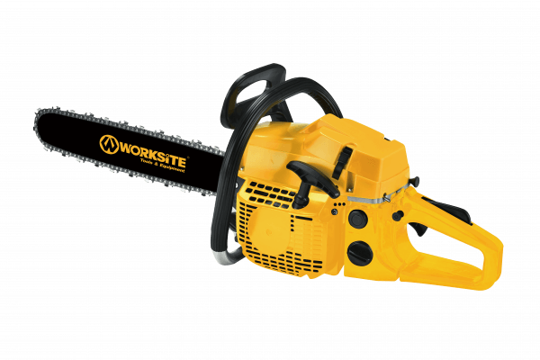 Worksite Chain Saw Gasoline 52CC, Stroke Bar Length 20 inch, Ideal for tree pruning, land cleaning, firewood cutting, storm clean-up and more. Comfortable reduced vibration handle, Maximum durability for tough applications GCS117 Worksite Power Tools