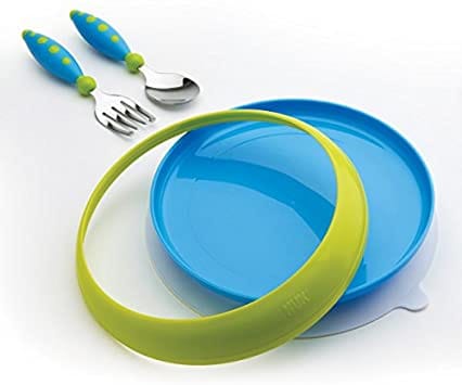 GERBER  Cutlery Set: Graduates Lil' Trainer Tableware Set is ideal for kids who are learning to self-feed - 18190HY ebu