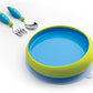 GERBER  Cutlery Set: Graduates Lil' Trainer Tableware Set is ideal for kids who are learning to self-feed - 18190HY ebu