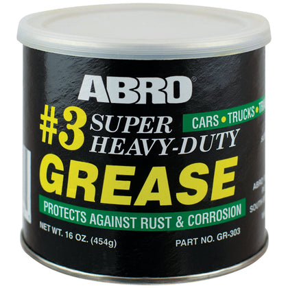 ABRO #3 Heavy-Duty Recommended for Severe Service Conditions Water and Rust Resistant MGR00014