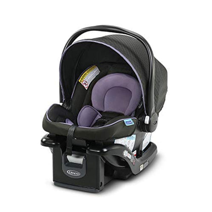 Graco Infant Snugride 35 Lite Lx Carseat Haley: supports baby in comfort from 4-35 lb and up to 32