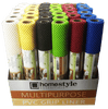 Homestyle Essentials Grip Liner, Multi-Purpose, PVC Mat, Assorted Colours - Non Adhesive Roll, Anti-Skid, Non Slip, Durable and Strong, for Drawers, Shelves, Pantry, Cabinets, Storage, Kitchen and Desks-CH81754