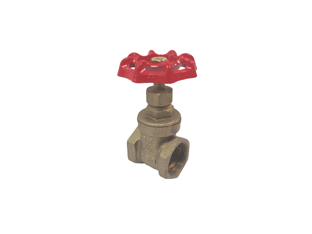 Tota Gate Valve. Made of Brass with Red Handle, Durable, Cast Iron - CHIA017