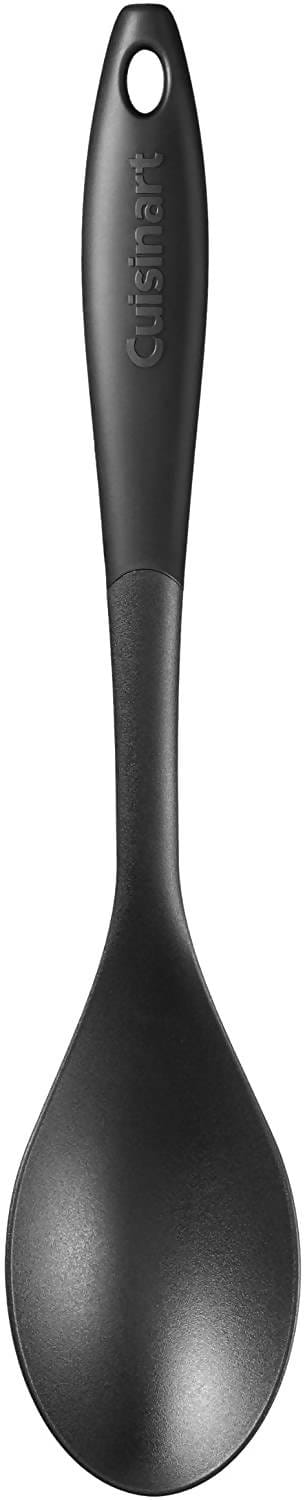 Cuisinart Curve Handle Nylon Solid Spoon (Black) - CU-CTG-01-SS