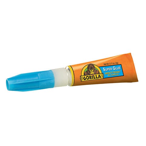 Gorilla Super Glue 2-3g Tubes – 2 Tubes in 1 Pack, Instant Repairs On Smaller Indoor Projects. Ideal For Wood, Metal, Stone, Ceramic, Glass, Plastic, PVC Sheet, Brick, Concrete, Foam And More – 7800109 Mega