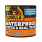 GORILLA WATERPROOF PATCH & SEAL TAPE BLACK -Instantly seals out water, air, and moisture. With an extra thick adhesive layer and UV resistant backing this tape conforms to form a permanent bond indoors and out - 4612502 ebuystt