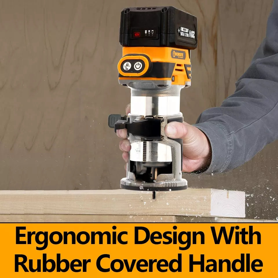 Worksite 20V Cordless Router, The CR326 is engineered for a full range of cabinetry and woodworking applications - CR326 Worksite Power Tools