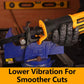 Worksite Cordless Reciprocating  Saw Comes with two types of  Blades Ideal for Metal & Wood cutting.  20V Battery brushless motor helps to provide 2.5X more runtime to get the job done - CRS334 Worksite Power Tools