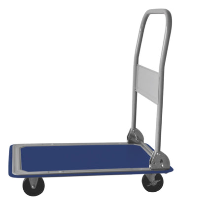 Toolcraft Folding Platform Cart, Hand Platform Truck Push Trolley, Rolling Flatbed Cart, Ideal for Heavy Grocery Loading - TC5329