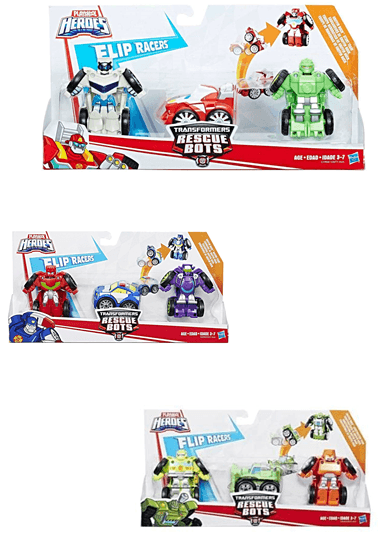 HASBRO Transformers Flipracer Assorted: Strong and tough, the rescue bots flip racers pave the way to the rescue. Sized right for little hands - C0211