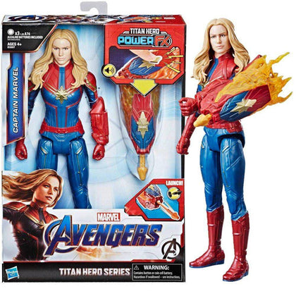 HASBRO Marvel Avengers Titan Hero Series Figurines Assorted: 12-inch-scale figures with movie-inspired design - E3298