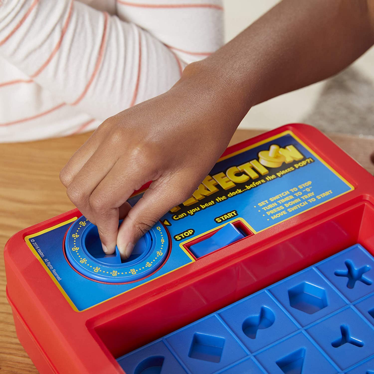 HASBRO Perfection Board Game: The player who matches all 25 shapes in the shortest time wins - C0432 ebuystt