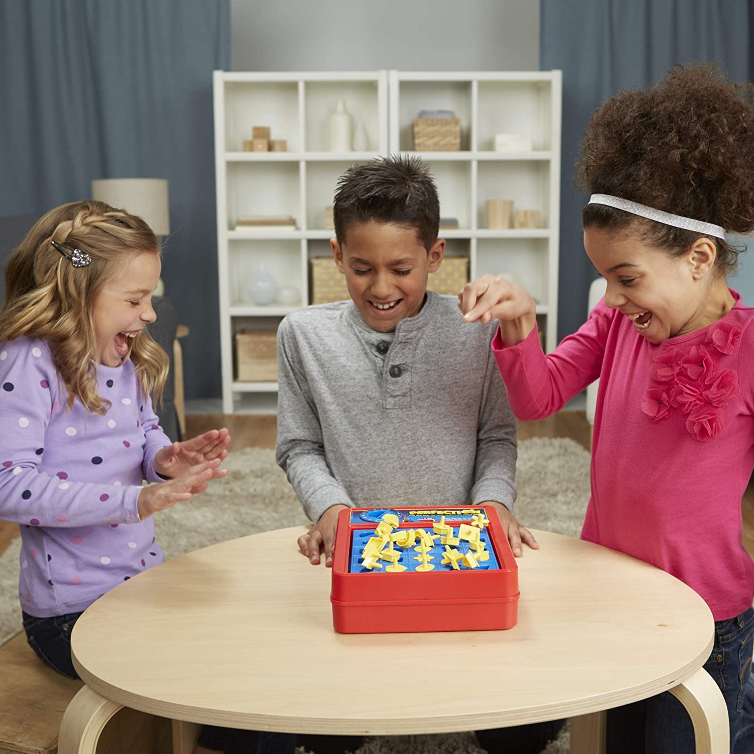 HASBRO Perfection Board Game: The player who matches all 25 shapes in the shortest time wins - C0432 ebuystt
