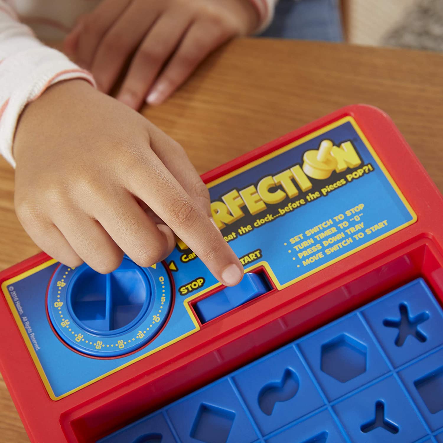 HASBRO Perfection Board Game: The player who matches all 25 shapes in the shortest time wins - C0432 ebuystt
