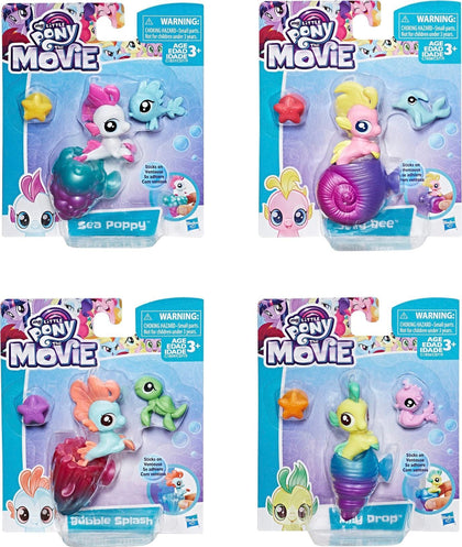 HASBRO My Little Pony Sea Pony & Hippogriff Baby Assorted: The baby seascapes and their friends are perfect companions for the Mane 6 as they head out to explore Seaquestri - C0719