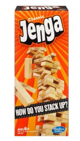 HASBRO Classic Jenga: You gotta get the Classic Jenga game! It’s the perfect game for everyone, with edge-of-your-seat, gravity-defying action - A2120 ebuystt