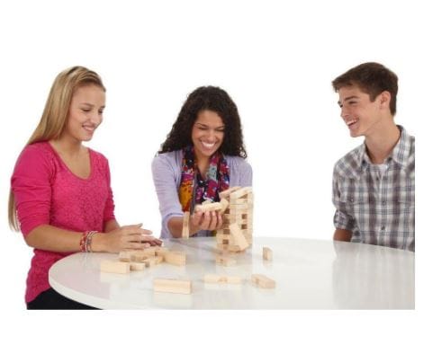 HASBRO Classic Jenga: You gotta get the Classic Jenga game! It’s the perfect game for everyone, with edge-of-your-seat, gravity-defying action - A2120 ebuystt