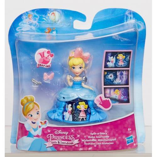 HASBRO Disney Princess Spin A Story Doll Assorted: Disney Princess Spin-A-Story Cinderella doll and her magical, storytelling dress - B8962