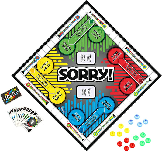 HASBRO Sorry Board Game: Slide, collide, and score to win the Sorry game - A5065 ebuystt