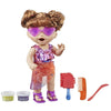 HASBRO  Baby Alive Sunshine Snacks Blonde: With the included solid reusable doll food, ice pop mold and stick, kids can make ice pop shapes to feed Baby Alive Sunshine Snacks doll - F1680