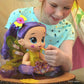 HASBRO Baby Alive Sparkle Sienna: Pretend feed Siena Sparkle doll to discover her special-colored glow - F2593 ebuystt