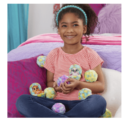 HASBRO Fur Real Rollies: FurReal Rollies Animatronic Plush Toys are cute, cuddly (and very craveable) pompom pets that need kids’ love and care - F3519