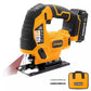 Worksite 600w Jig Saw with 65mm Working Capacity. Ideal For the Professional Tradesman. Use in Woodworking, Craft Projects, DIY Projects, Metal Cutting And Many More- CJS326 Worksite Power Tools