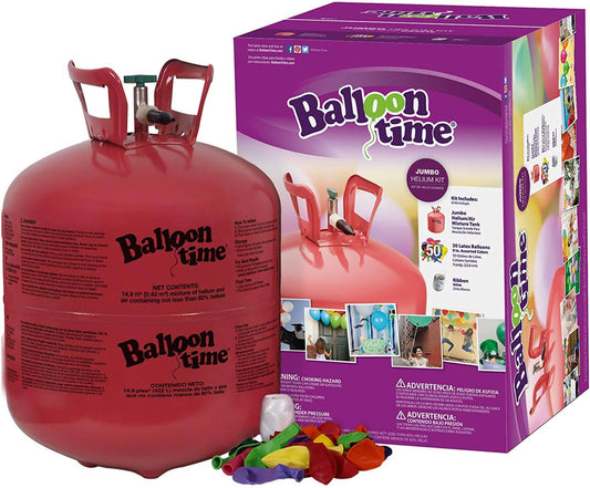 Balloon Time Helium Tank with Balloons-98244 Hannah's Variety Store