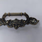 CABINET Handle AB – Antique drawer pulls with mounting screws. Mounting hole space: Brass Victorian floral pattern with black painting. Fit for: dresser drawer, cabinet, cupboard, jewelry box, wooden case, chest, wardrobe and other furniture MEGA