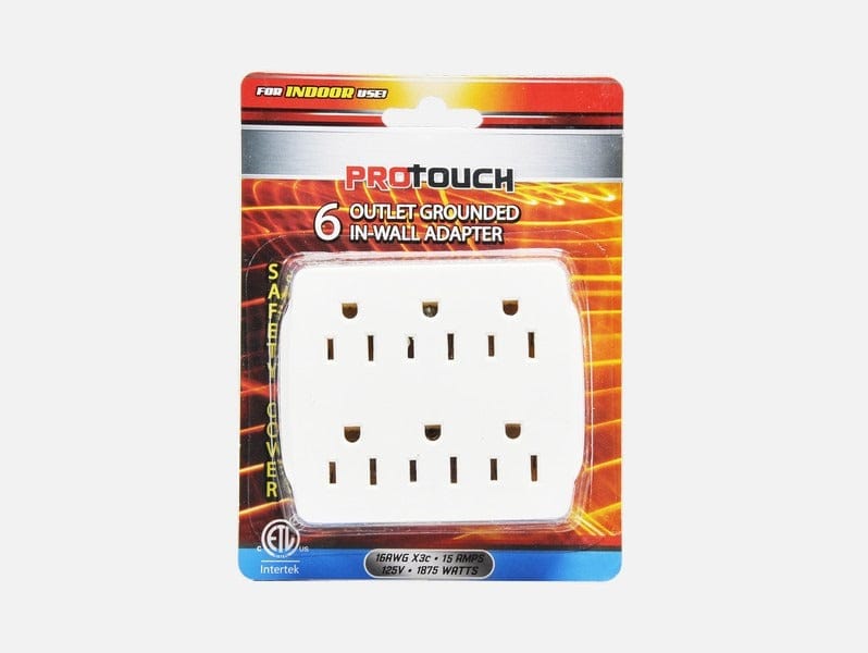 Protouch - Outlet, Surge Wall with Plug Adapter, Perfect for home or office to protect your electrical items CH87336