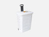 Protouch Square 53L Laundry Basket, Durable on Wheels with Pull Along Handle and Cover- IN94467